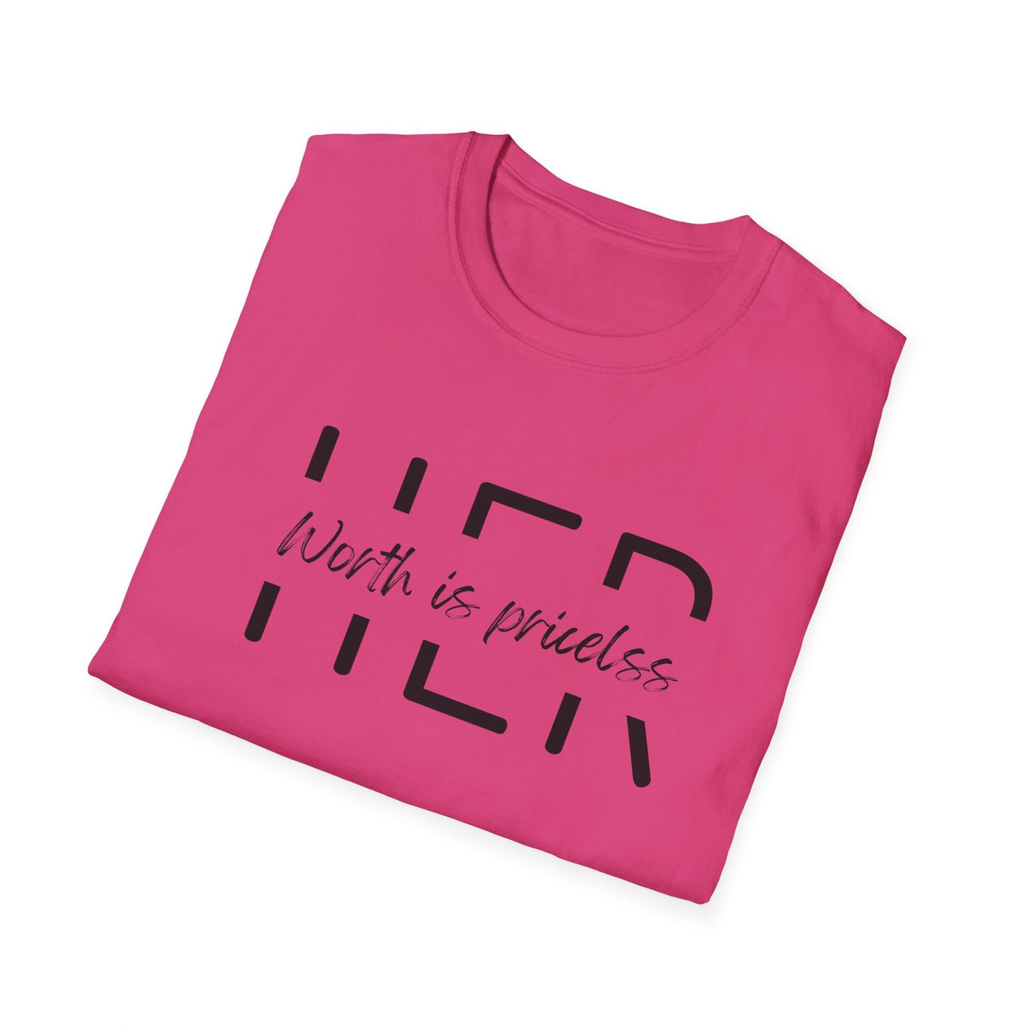 HER Worth is Priceless- Unisex Softstyle T-Shirt