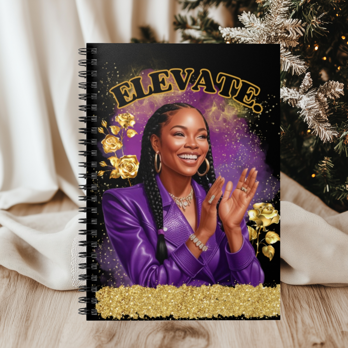 Elevate Spiral Notebook – Celebrating Strength and Beauty Notebook - Ruled Line
