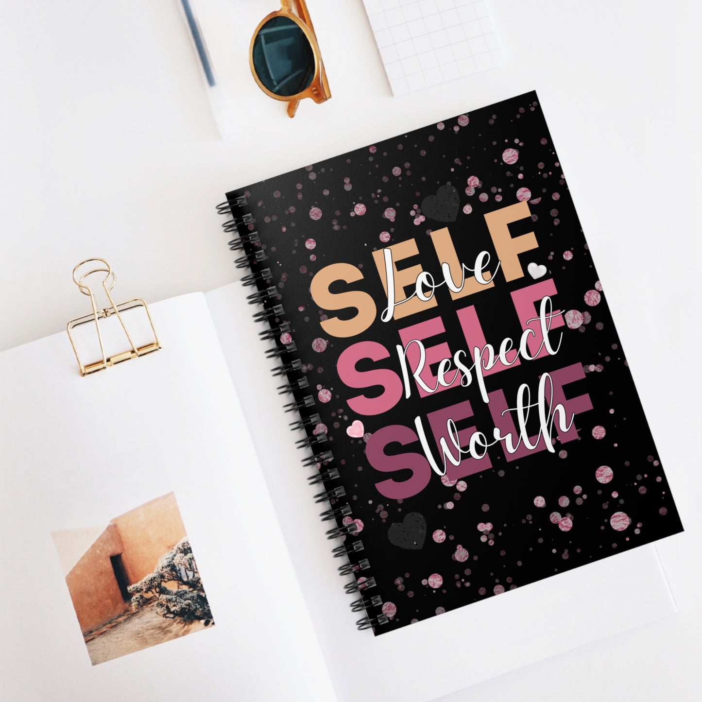 Empowering Self-Love Spiral Notebook - Ruled Line | Perfect for Journaling & Affirmations