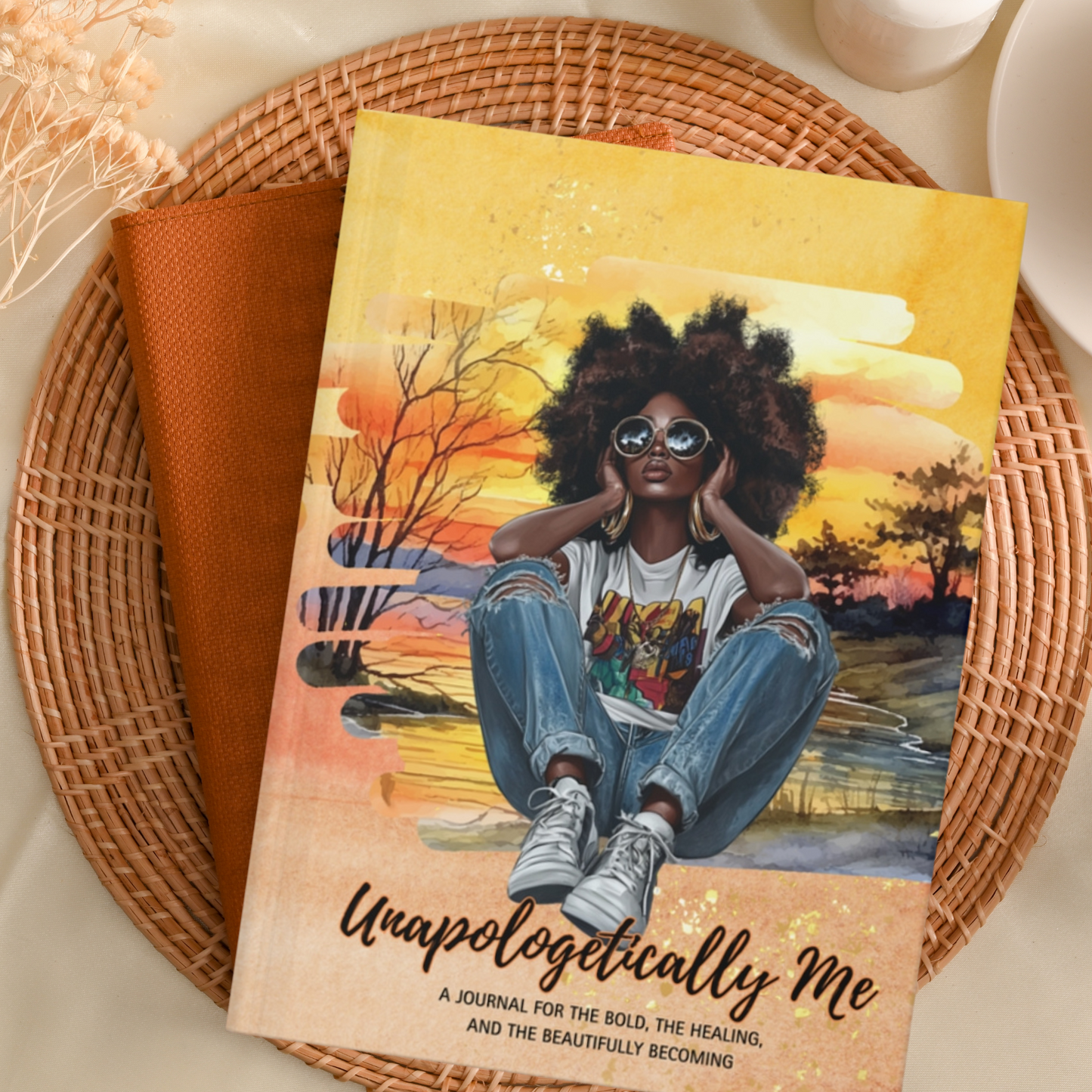 Unapologetically Me Hardcover Journal - Inspiring Self-Reflection & Healing