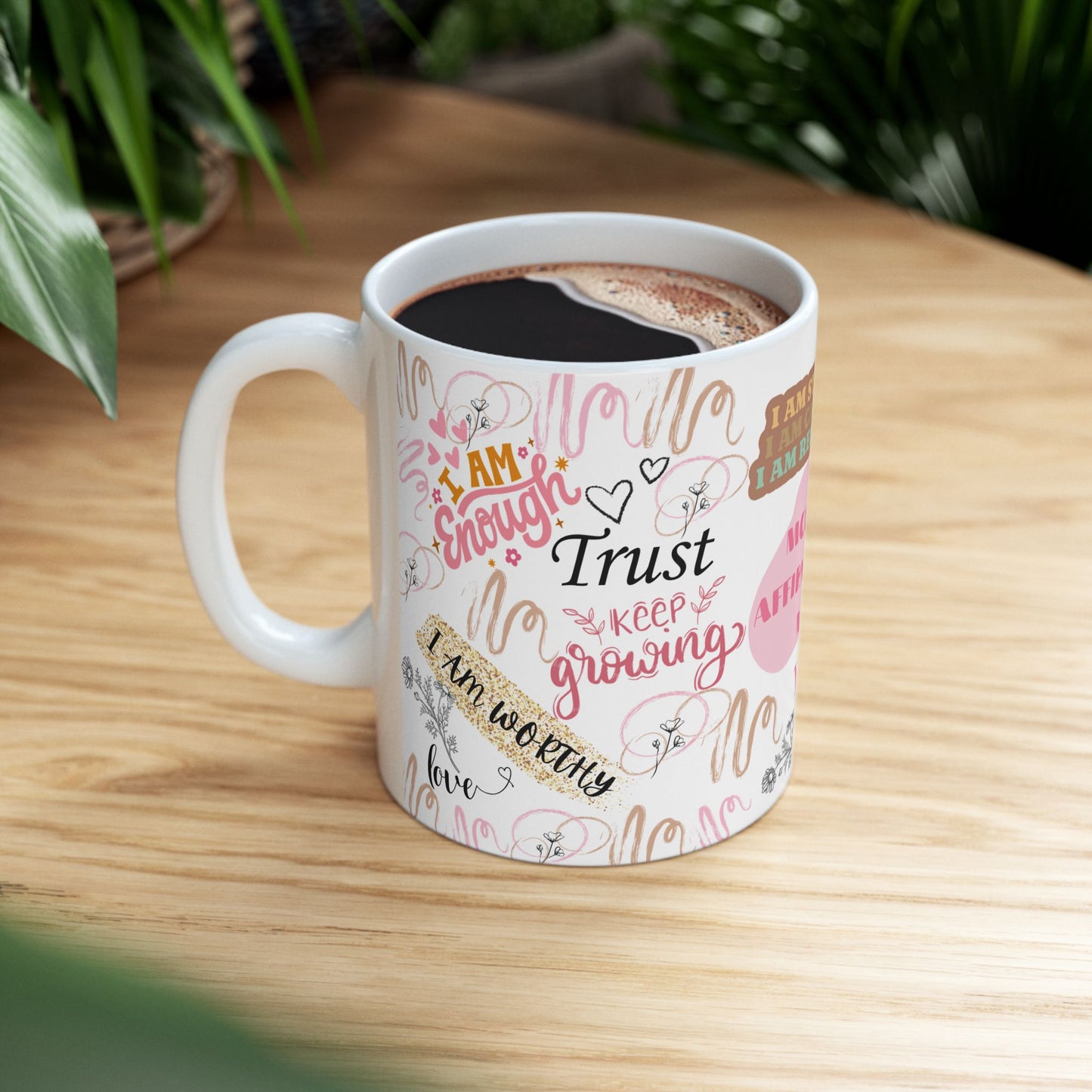 Inspirational Affirmation Mug for Women- Morning Affirmations for Daily Inspiration