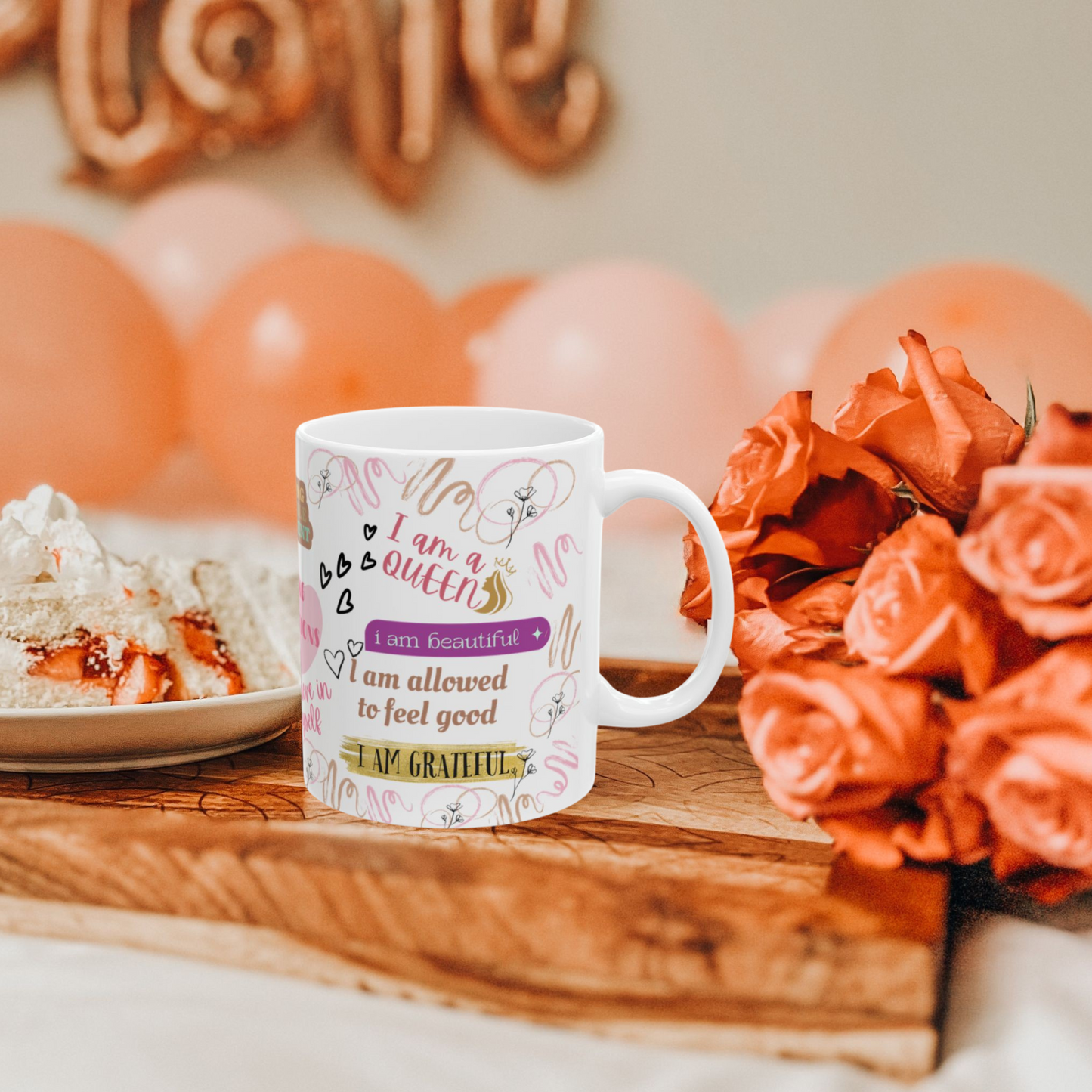 Inspirational Affirmation Mug for Women- Morning Affirmations for Daily Inspiration