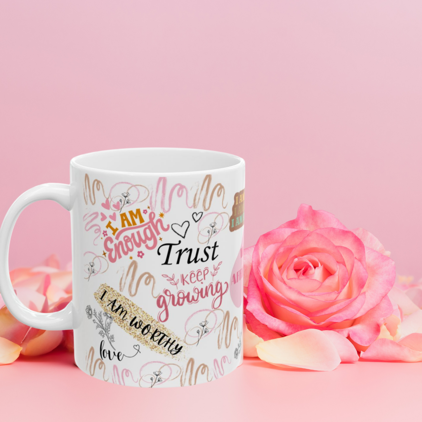 Inspirational Affirmation Mug for Women- Morning Affirmations for Daily Inspiration