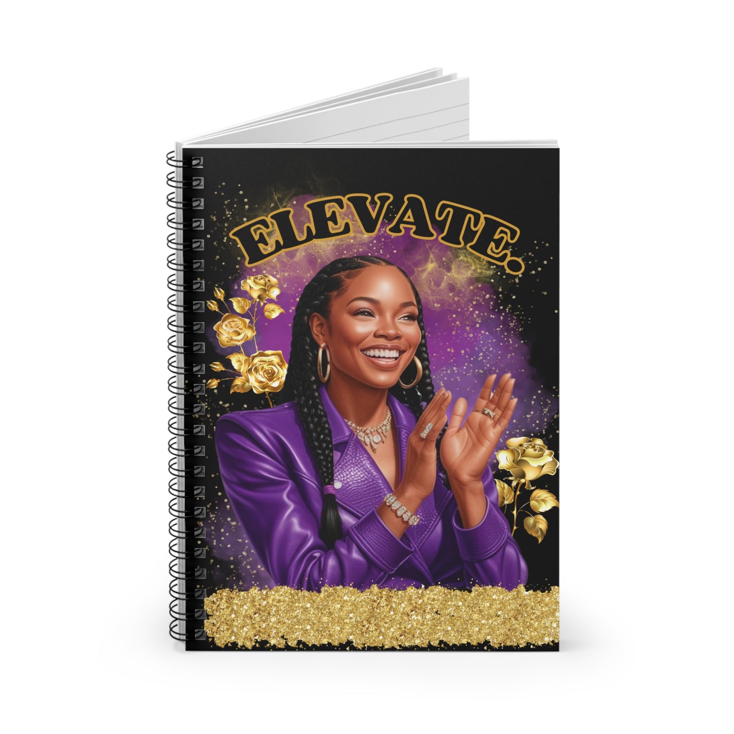 Elevate Spiral Notebook – Celebrating Strength and Beauty Notebook - Ruled Line