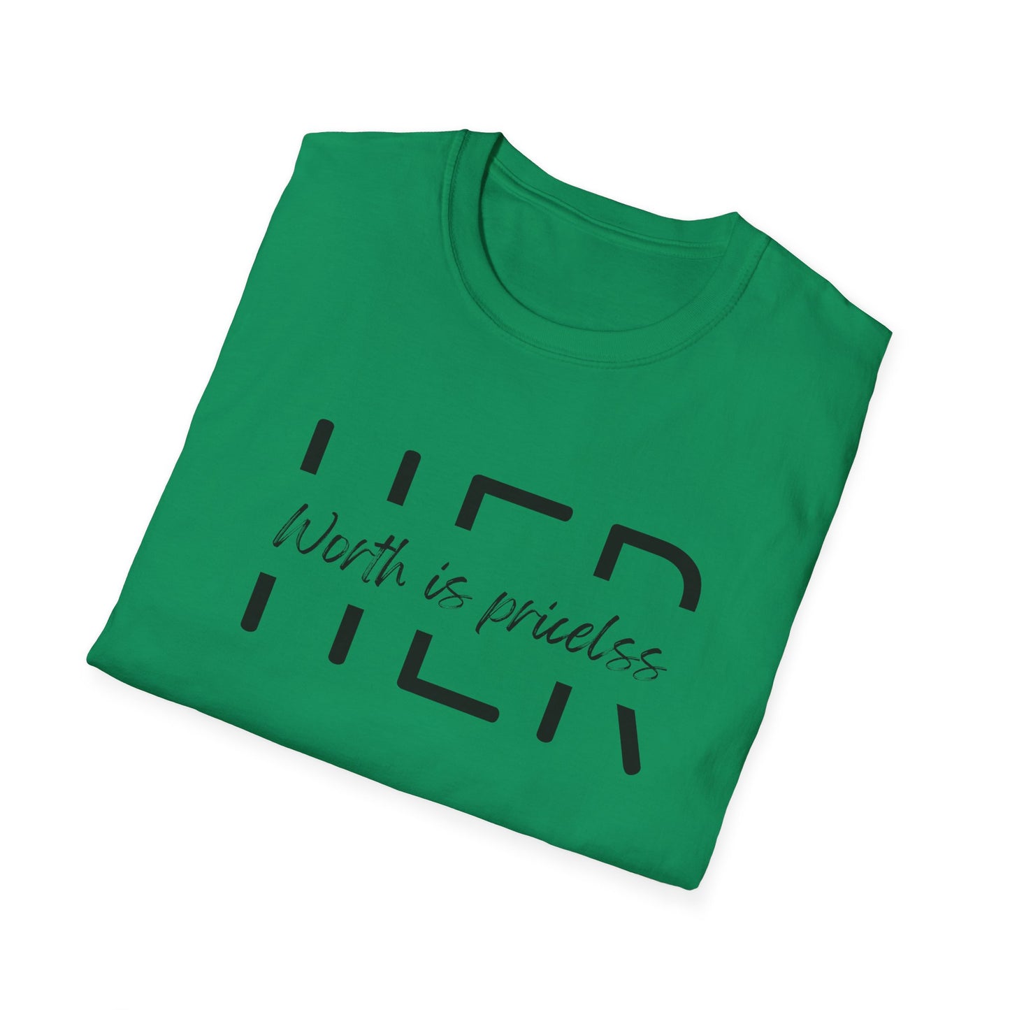 HER Worth is Priceless- Unisex Softstyle T-Shirt